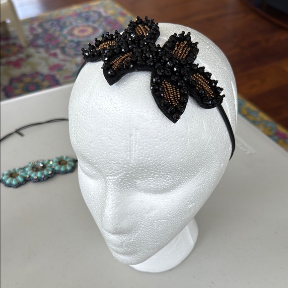 Pink Pewter Elegant Beaded Headbands main image 6